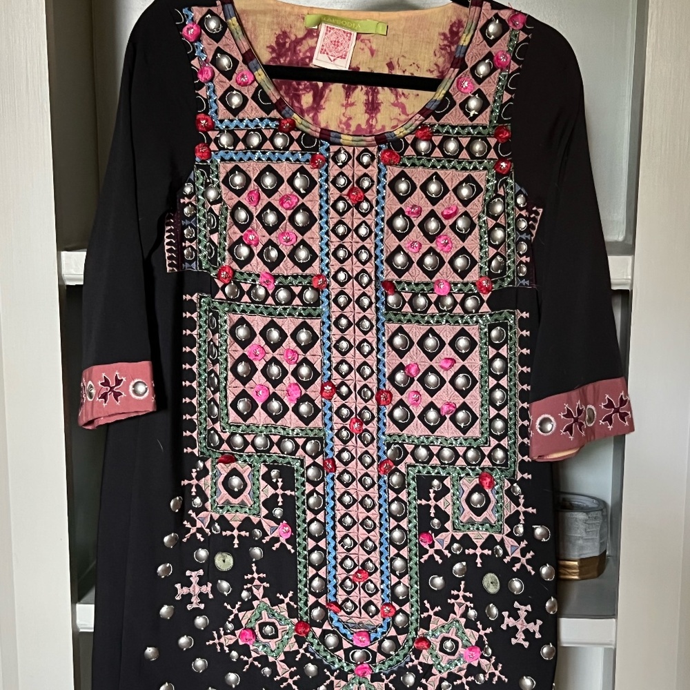 Rapsodia Designer Dress – Size Medium – Knee-Length – Black – Original